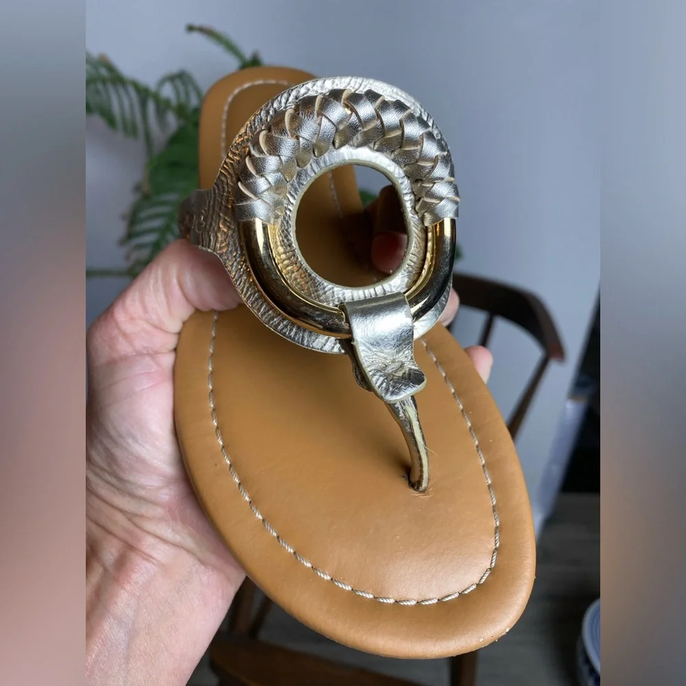 Womens See by Chloé Hana Leather Sandals Size 36 Made in Spain
